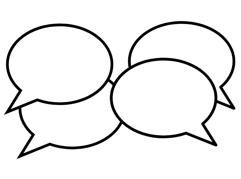 conversation bubbles