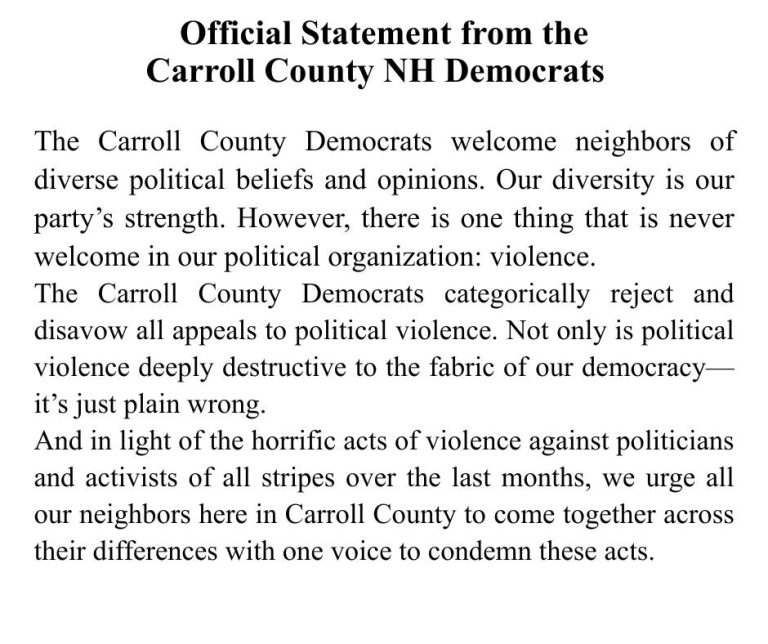 statement against violence
