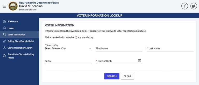 NH SOS site