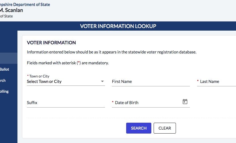 NH SOS site