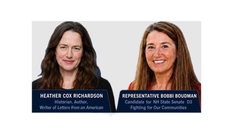 Heather Cox Richardson and Bobbi Boudman