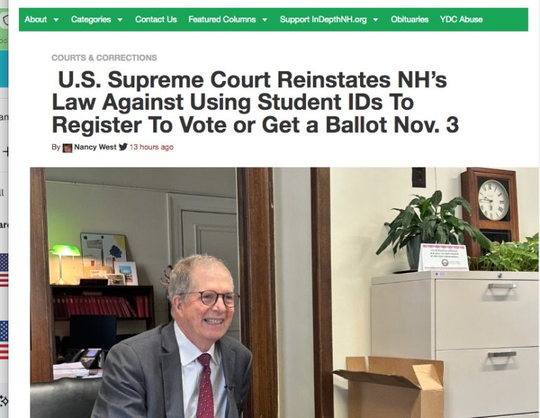 Bad News for student voters